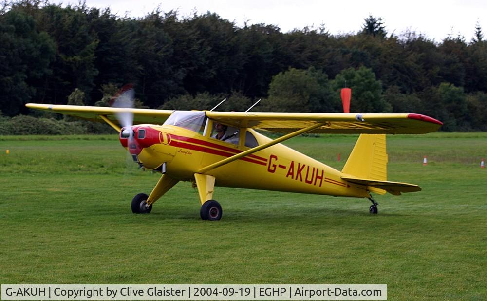 G-AKUH, 1946 Luscombe 8E Silvaire C/N 4644, Ex: NC1917K > N1917K > G-AKUH(2) > G-GIST - Originally owned in private hands in October 1988 as G-AKUH(2) and currently in private hands since March 2010 as G-GIST.