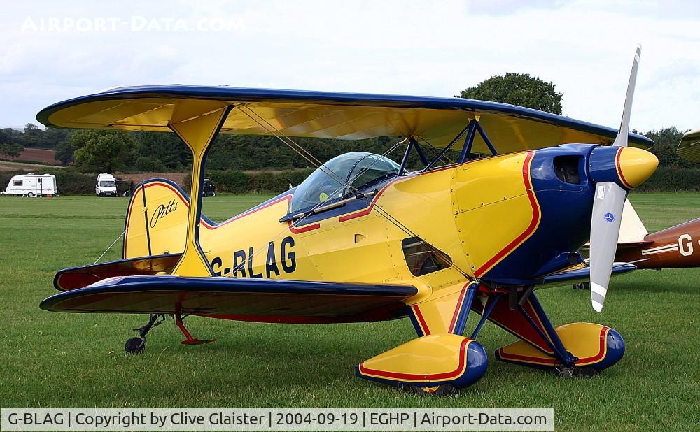 G-BLAG, 1984 Pitts S-1D Special C/N PFA 009-10195, G-BLAG > G-IIIP - Originally owned in private hands in December 1983 as G-BLAG and currently in private hands since February 2010 as G-IIIP.