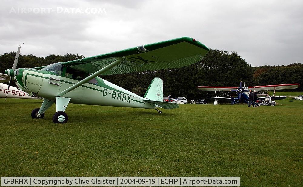 G-BRHX, 1947 Luscombe 8E Silvaire C/N 5114, Ex: NC2387K > N2387K > N176M > G-BRHX - Originally owned and currently in private hands since August 1989.
