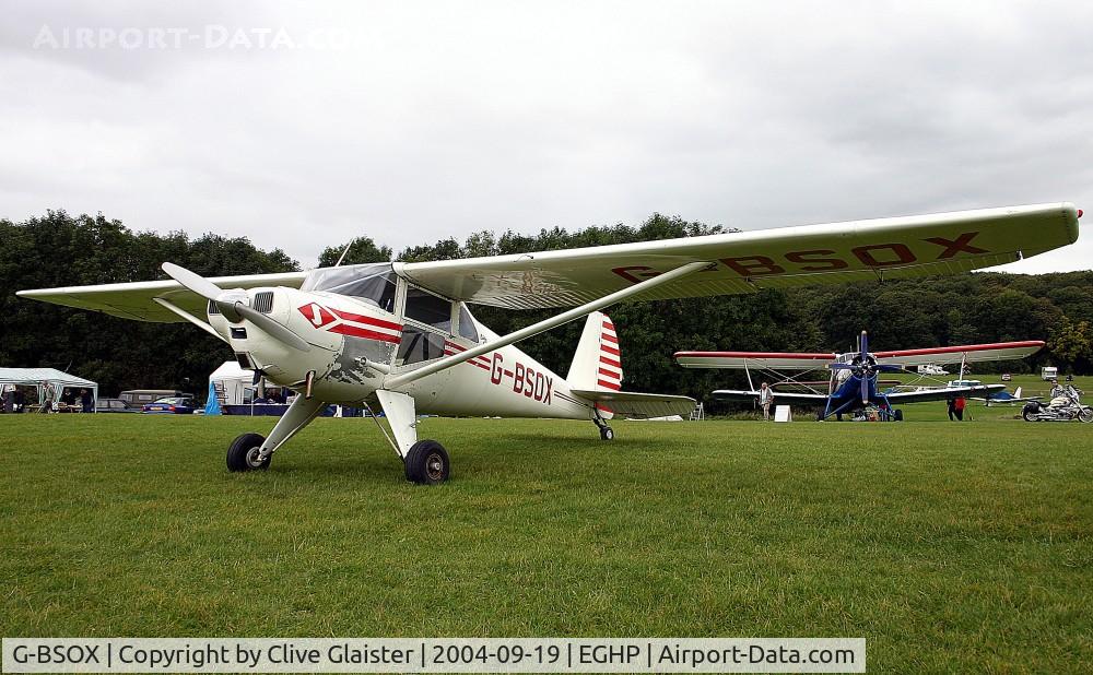 G-BSOX, 1946 Luscombe 8E Silvaire C/N 2318, Ex: NC45791 > N45791 > G-BSOX - Originally owned and currently in private hands since August 1990.
