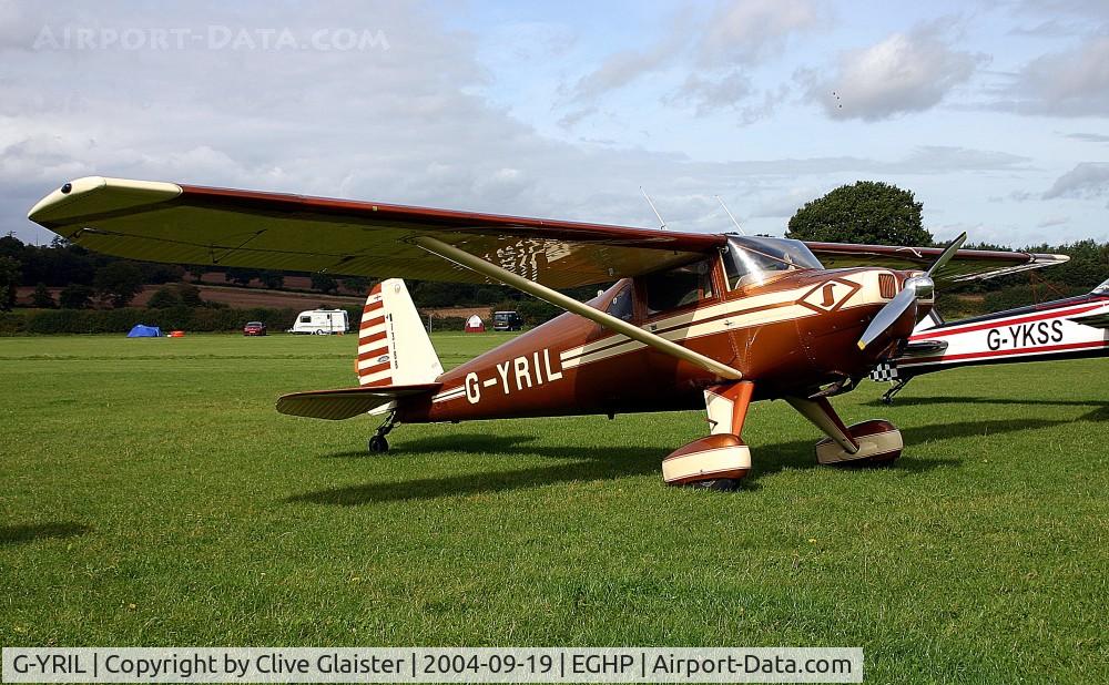 G-YRIL, 1948 Luscombe 8E Silvaire C/N 5945, Ex: NC1318B > N1318B > G-YRIL - Originally and currently in private hands in February 1992.