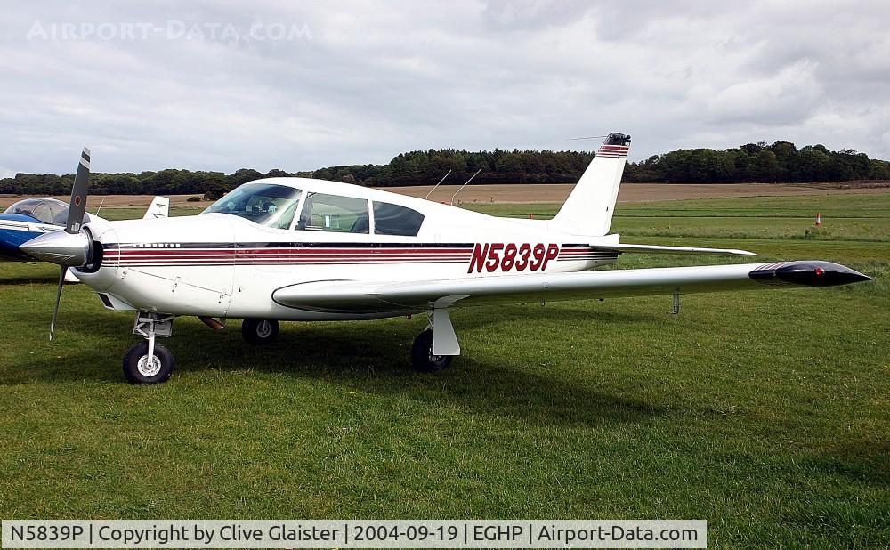 N5839P, Piper PA-24 Comanche C/N 24-920, Blackbushe based.