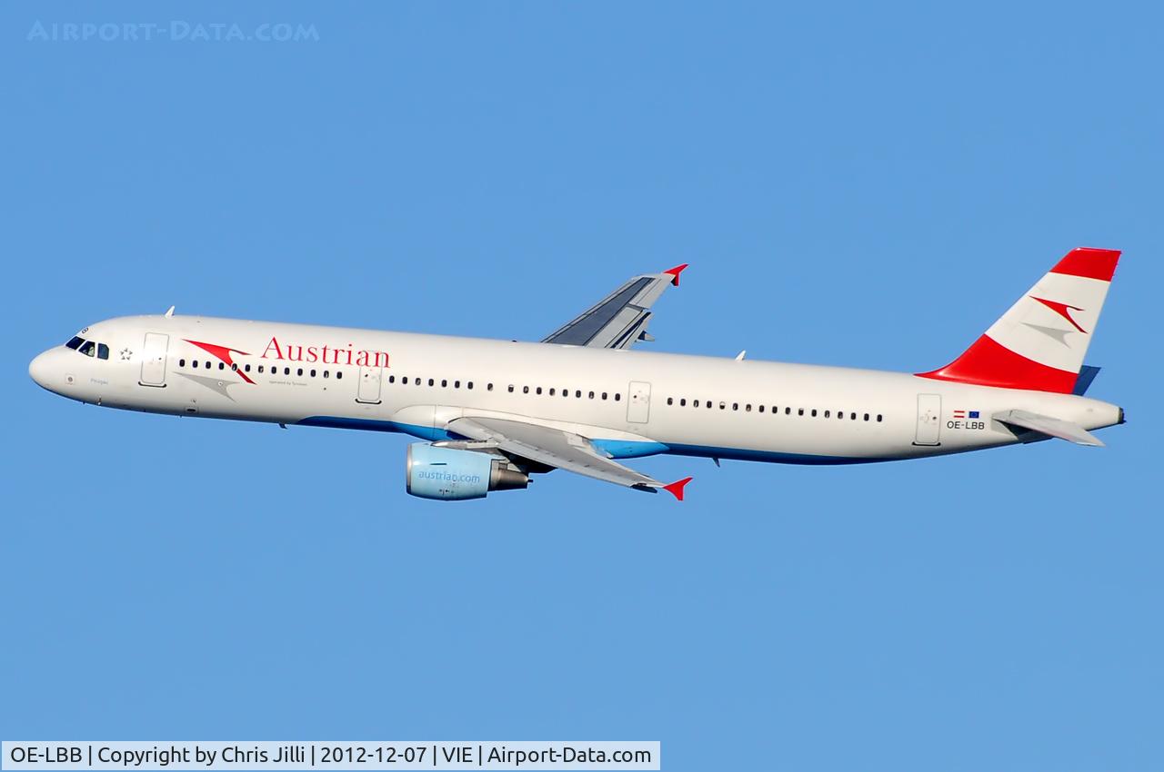 OE-LBB, 1995 Airbus A321-111 C/N 570, Austrian Airlines