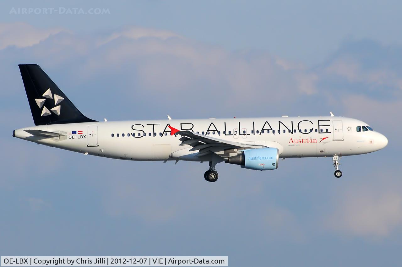 OE-LBX, 2002 Airbus A320-214 C/N 1735, Austrian Airlines