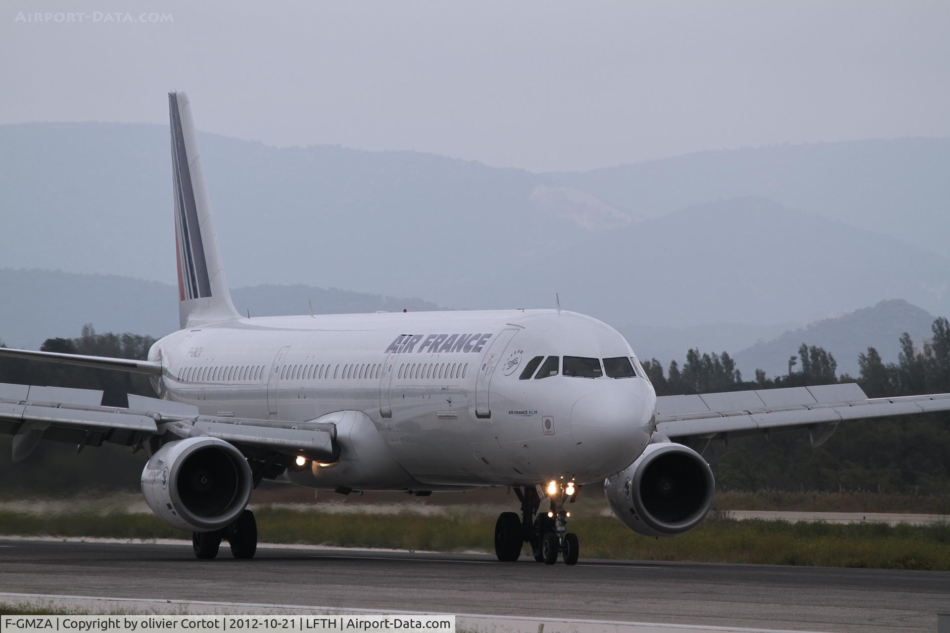 F-GMZA, 1994 Airbus A321-111 C/N 498, Hyeres airport, october 2012