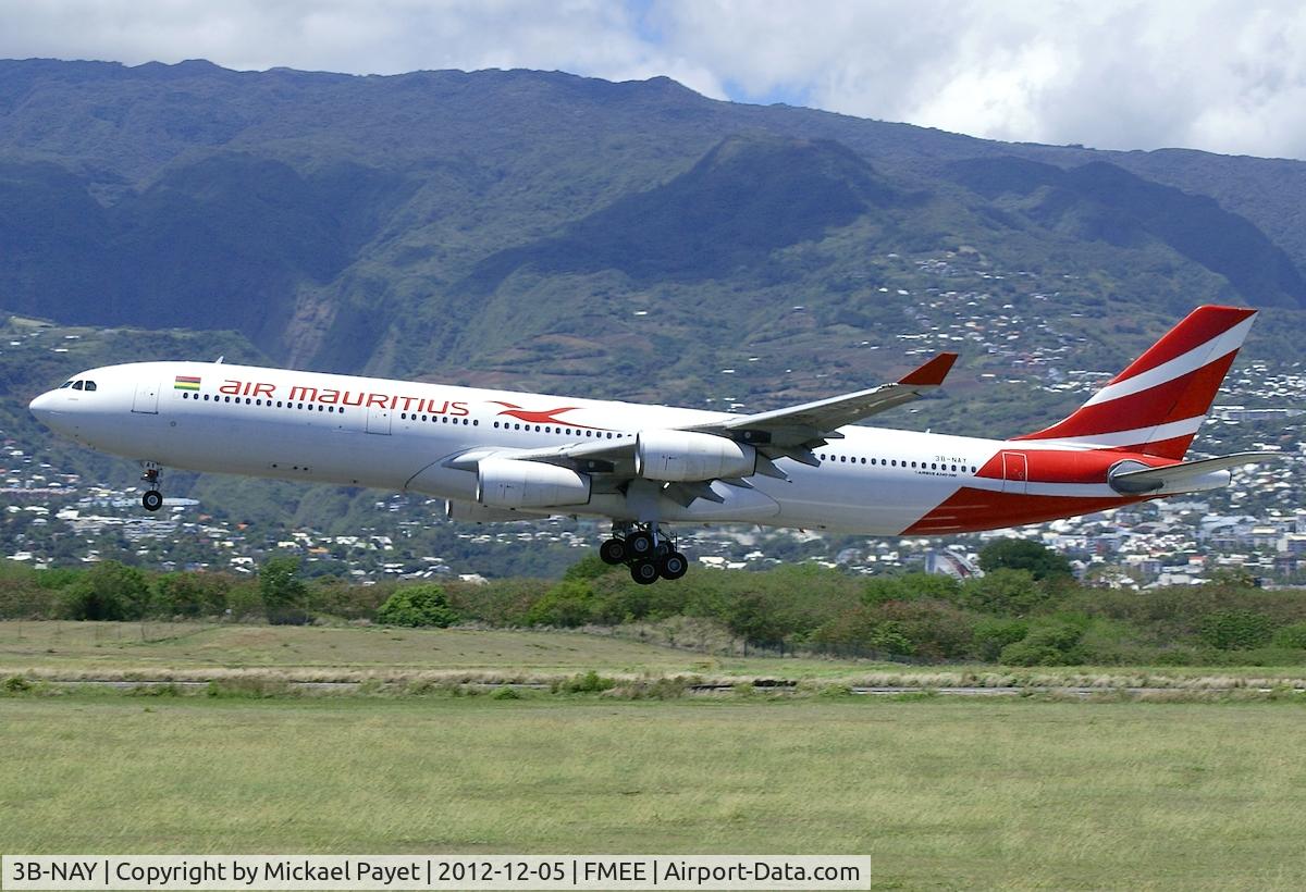 3B-NAY, 1996 Airbus A340-313 C/N 152, Landing rwy 14