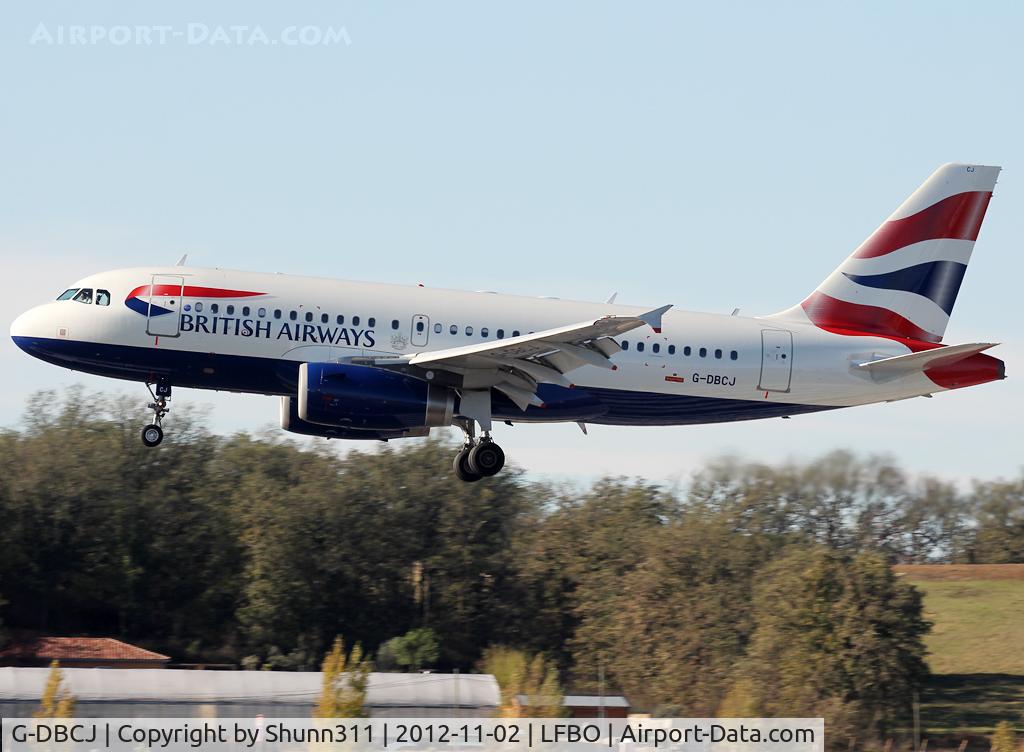 G-DBCJ, 2006 Airbus A319-131 C/N 2981, Landing rwy 14R
