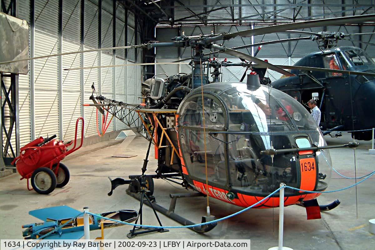 1634, Sud SE-3130 Alouette II C/N 1634, Sud Aviation SE.3130 Alouette II [1634] Dax~F 23/09/2002