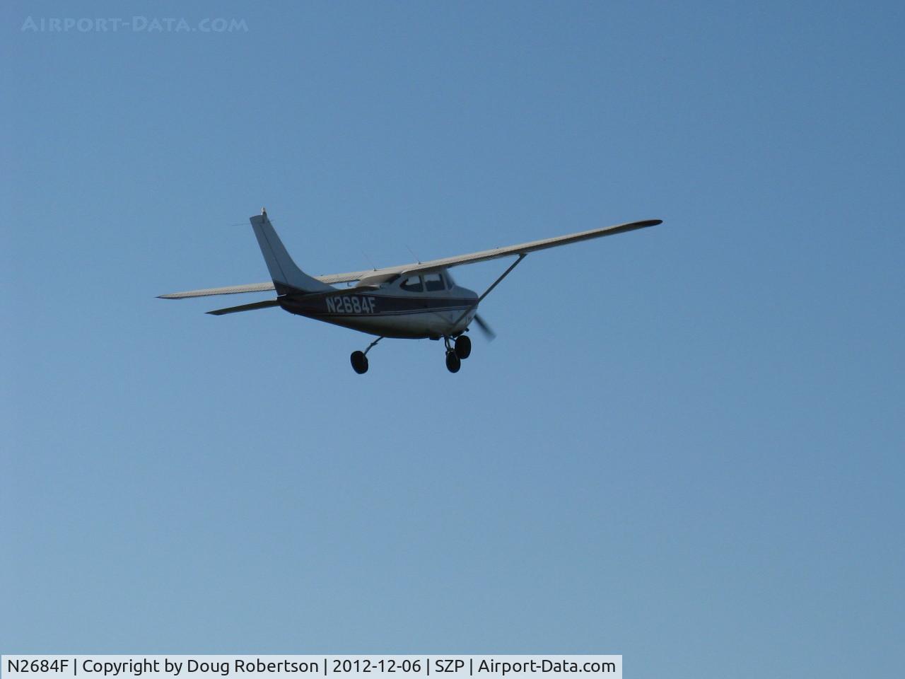 N2684F, 1965 Cessna 182J Skylane C/N 18256784, 1965 Cessna 182J SKYLANE, Continental O-470-S 230 Hp, takeoff climb Rwy 22