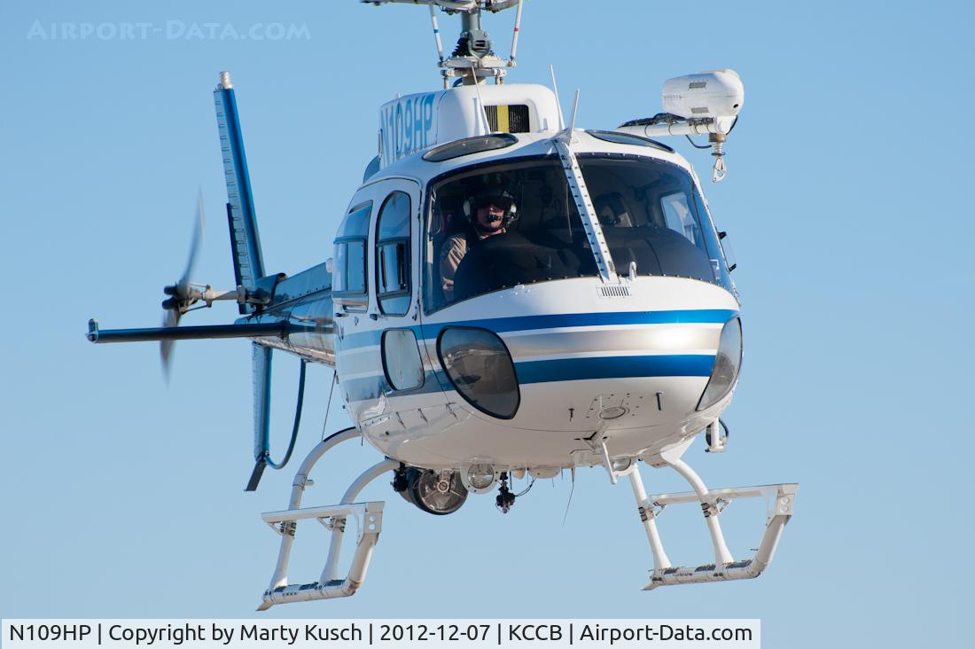 N109HP, 1999 Eurocopter AS-350B-3 Ecureuil Ecureuil C/N 3245, Departing Foothill Aircraft.