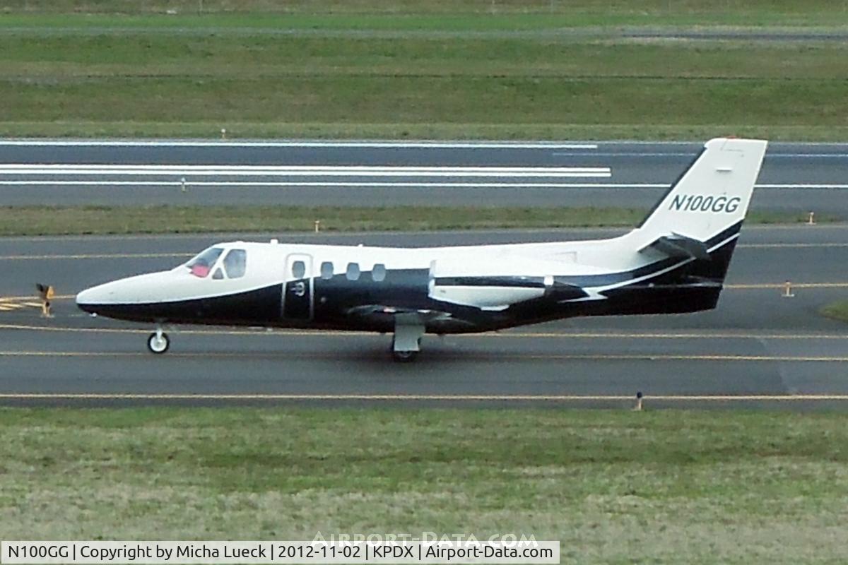 N100GG, 1977 Cessna 501 Citation I/SP C/N 501-0020, At Portland, OR