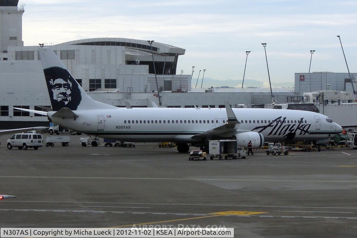 N307AS, 2001 Boeing 737-990 C/N 30015, At Seattle