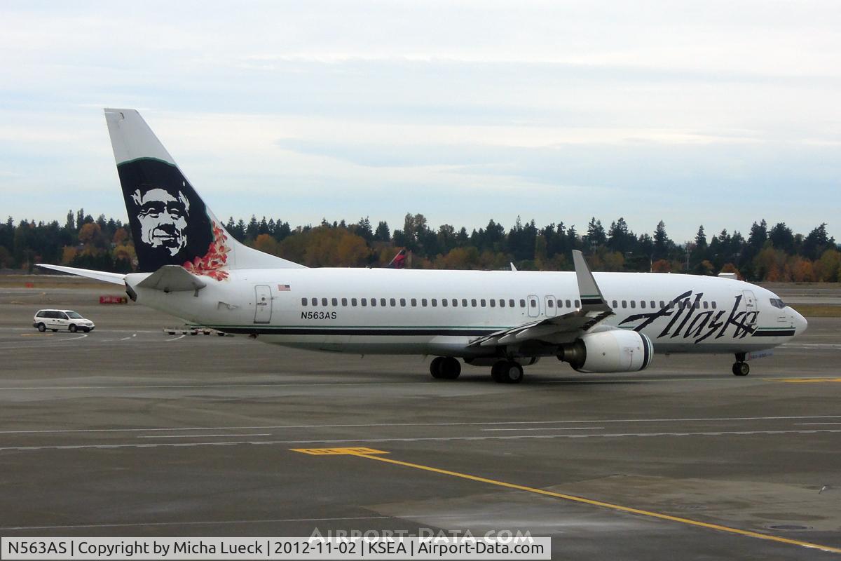 N563AS, 2006 Boeing 737-890 C/N 35180, At Seattle