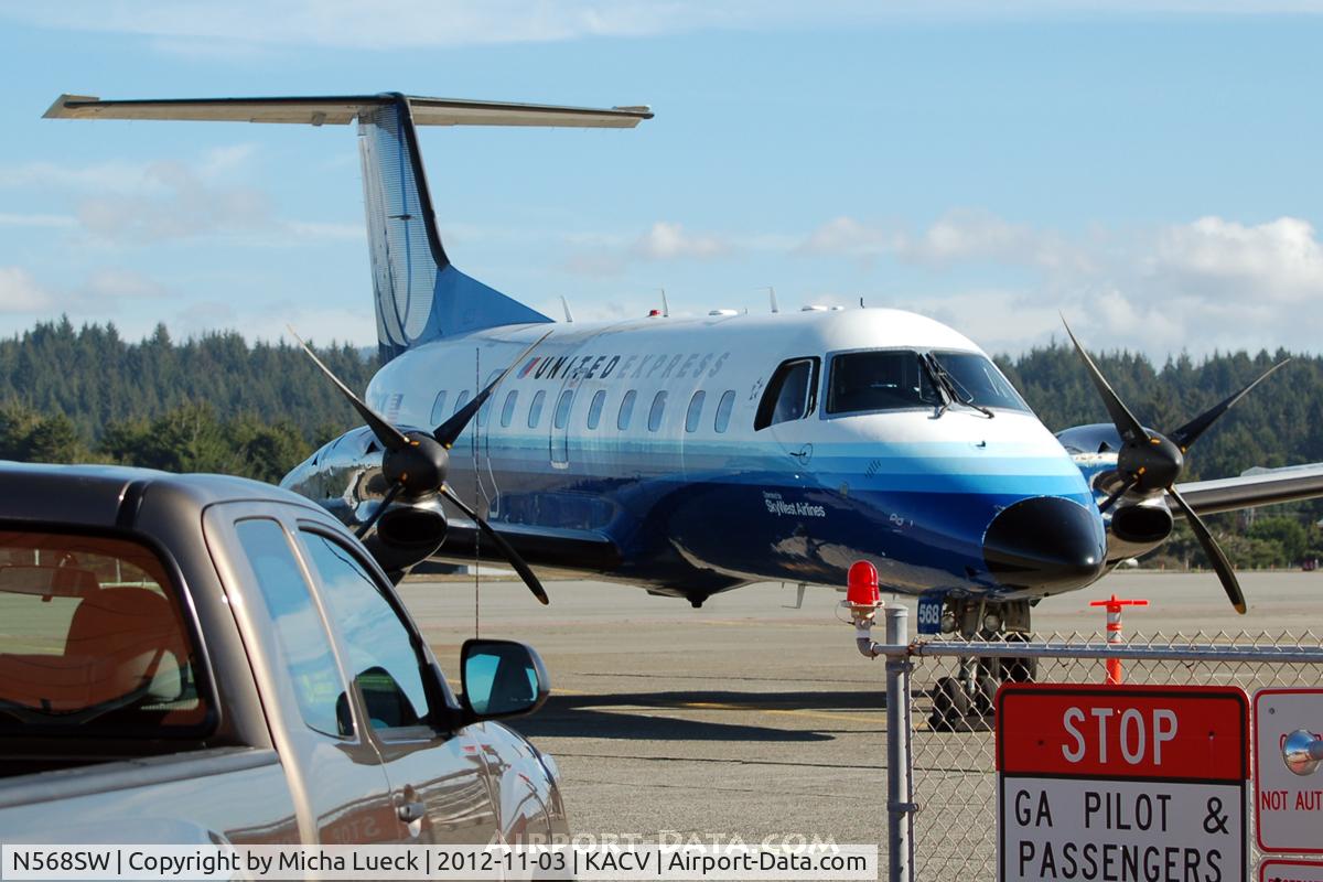 N568SW, 1998 Embraer EMB-120ER Brasilia C/N 120343, At Arcata/Eureka airport