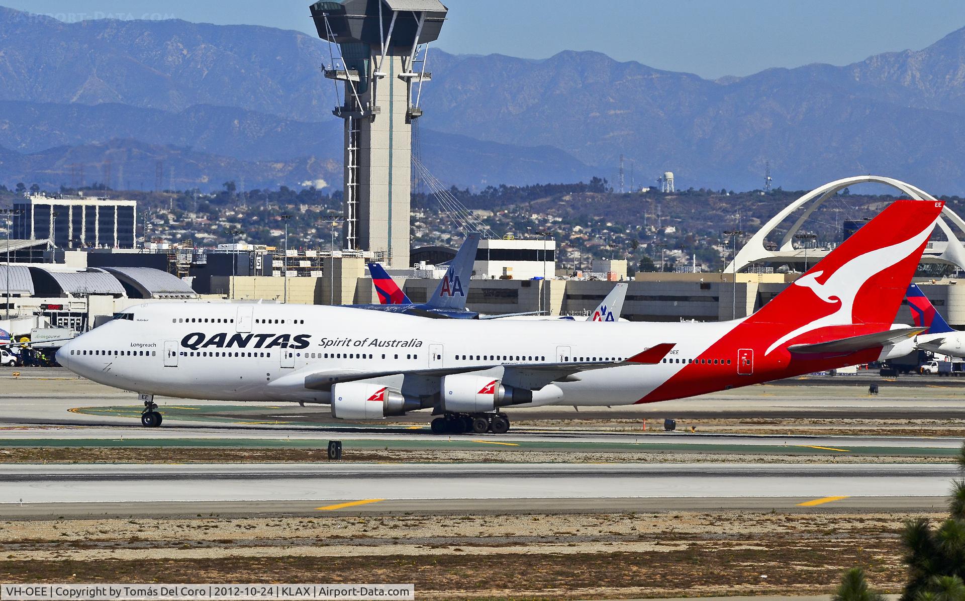 VH-OEE, 2002 Boeing 747-438/ER C/N 32909, VH-OEE Qantas Boeing 747-438/ER (cn 32909/1308)

Los Angeles - International (LAX / KLAX)
USA - California, October 24, 2012
TDelCoro