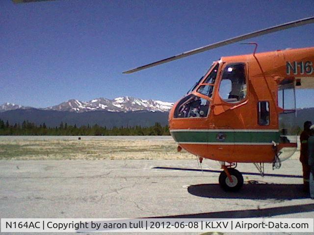 N164AC, 1968 Sikorsky S-64E C/N 64034D, erickson S64-E at leadville colorado americas higest airport @ 10'000 ft in elevation