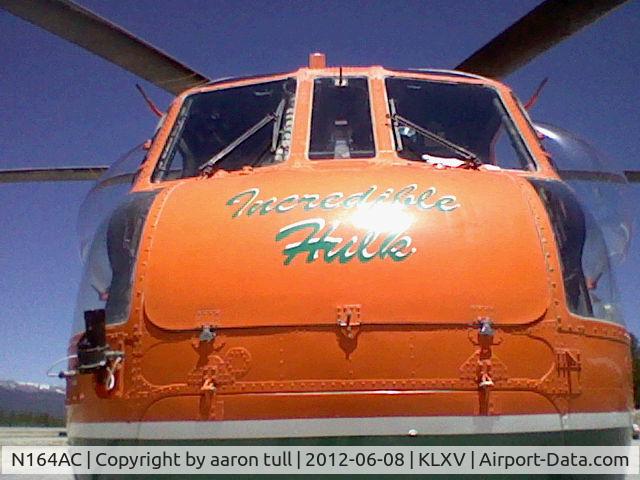 N164AC, 1968 Sikorsky S-64E C/N 64034D, front of erickson aircrane