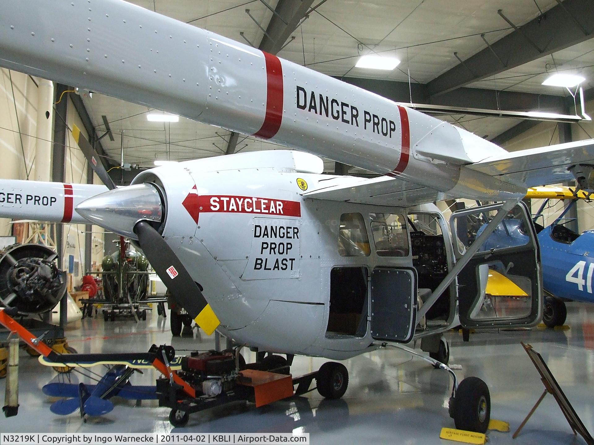 N3219K, 1968 Cessna O-2A Super Skymaster C/N 337M-0181, Cessna O-2A at the Heritage Flight Museum, Bellingham WA