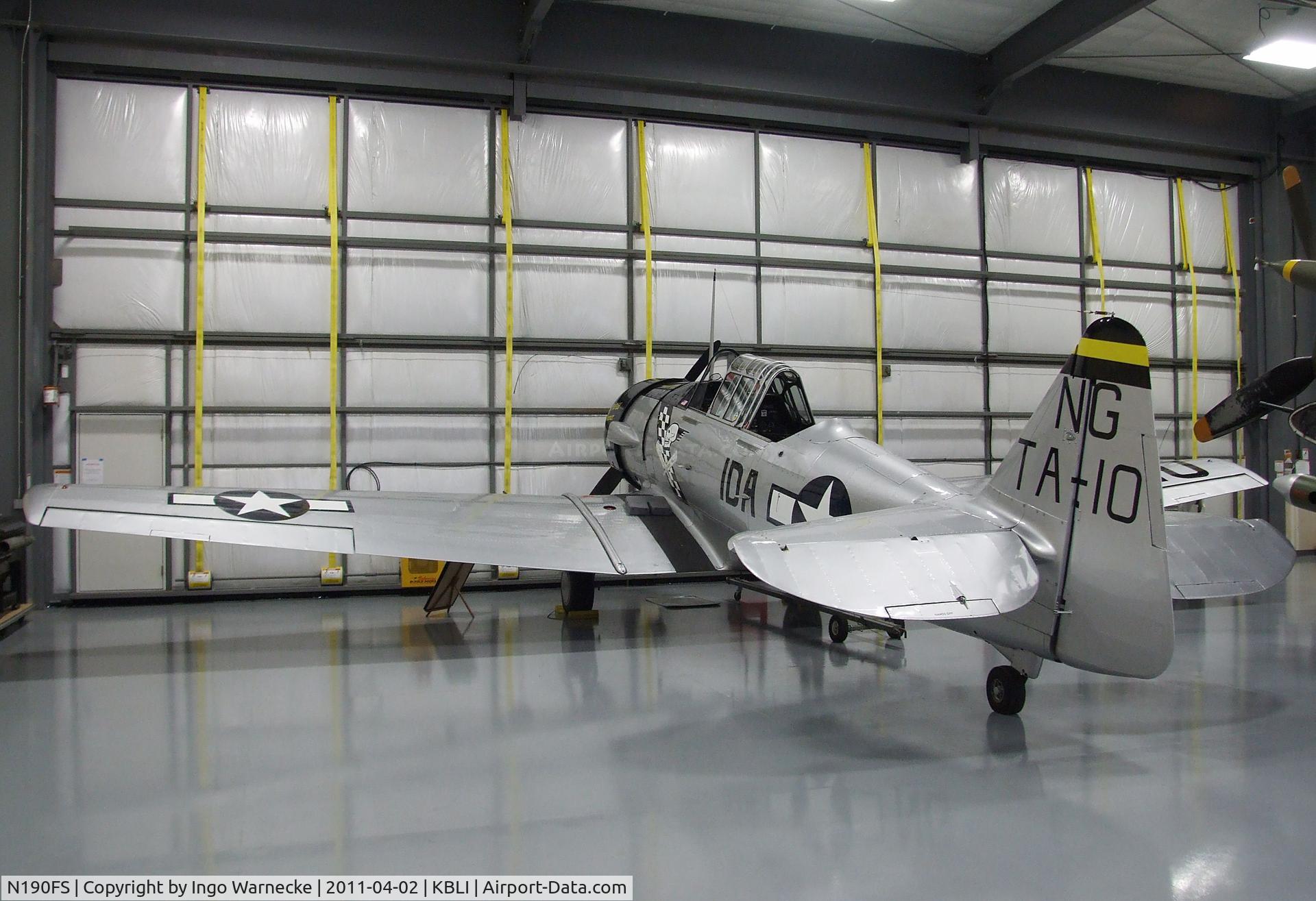 N190FS, 1942 North American AT-6D Texan C/N 88-15143, North American AT-6D at the Heritage Flight Museum, Bellingham WA