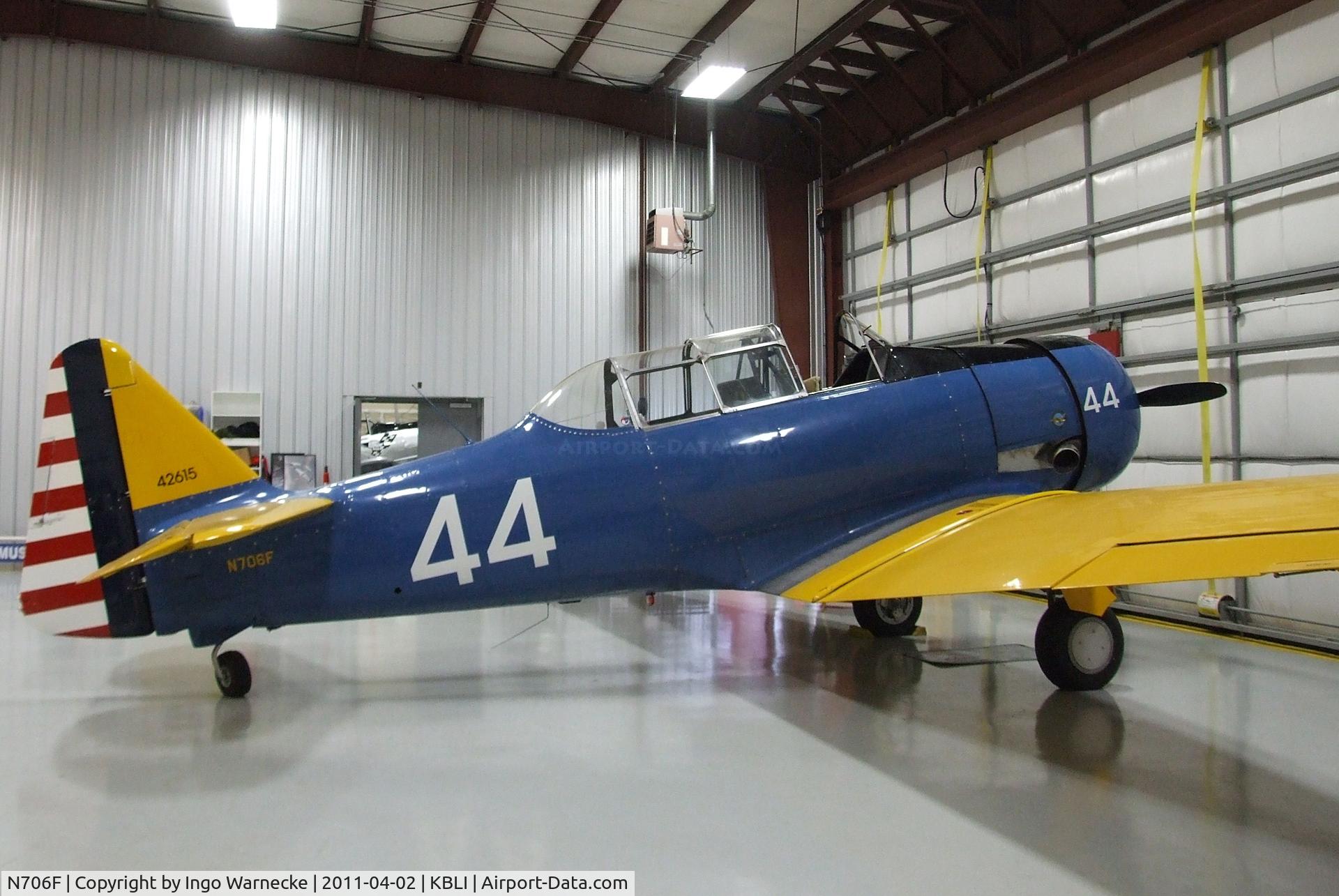 N706F, North American AT-6F C/N 121-42615, North American AT-6F at the Heritage Flight Museum, Bellingham WA