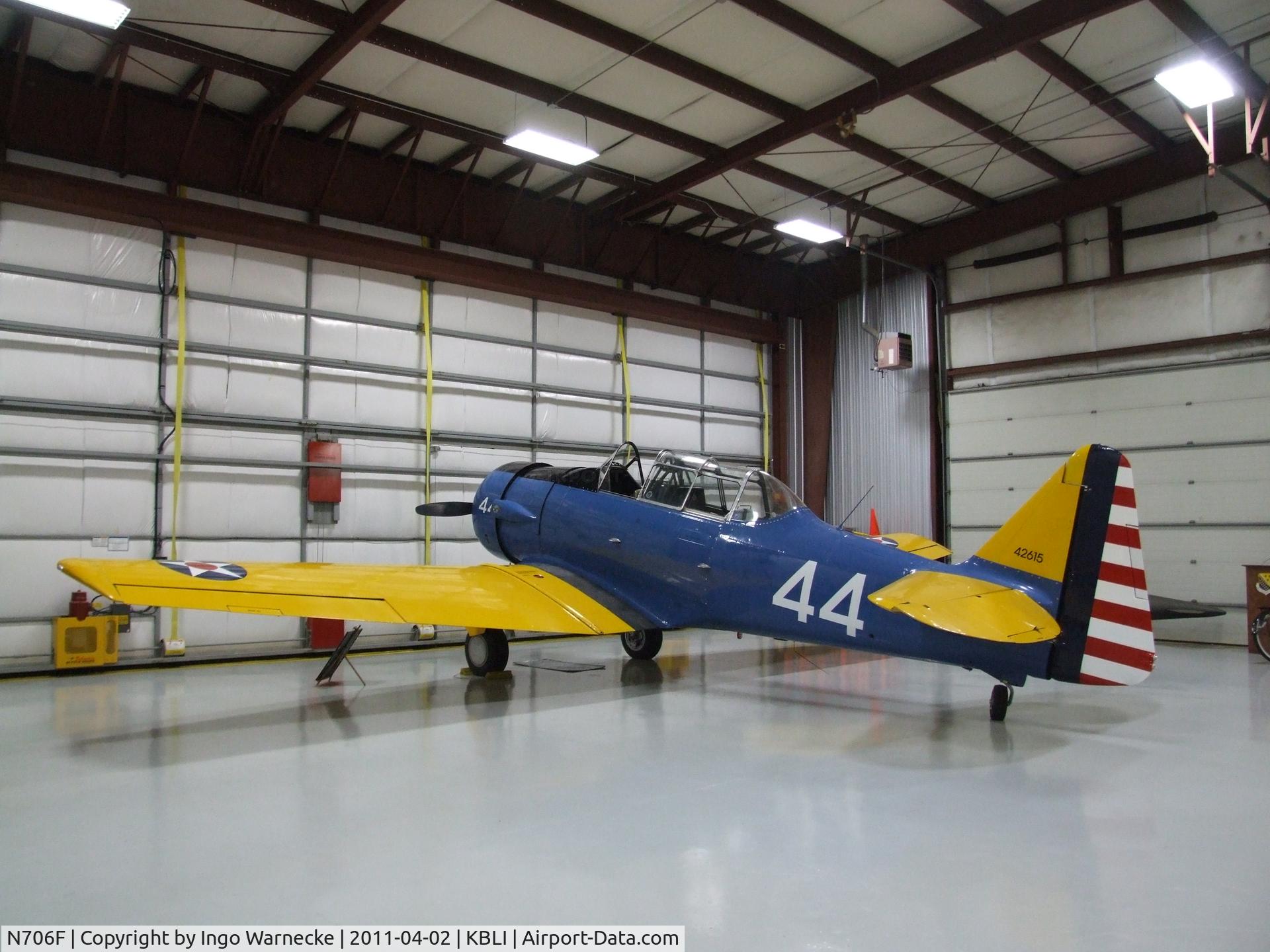 N706F, North American AT-6F C/N 121-42615, North American AT-6F at the Heritage Flight Museum, Bellingham WA