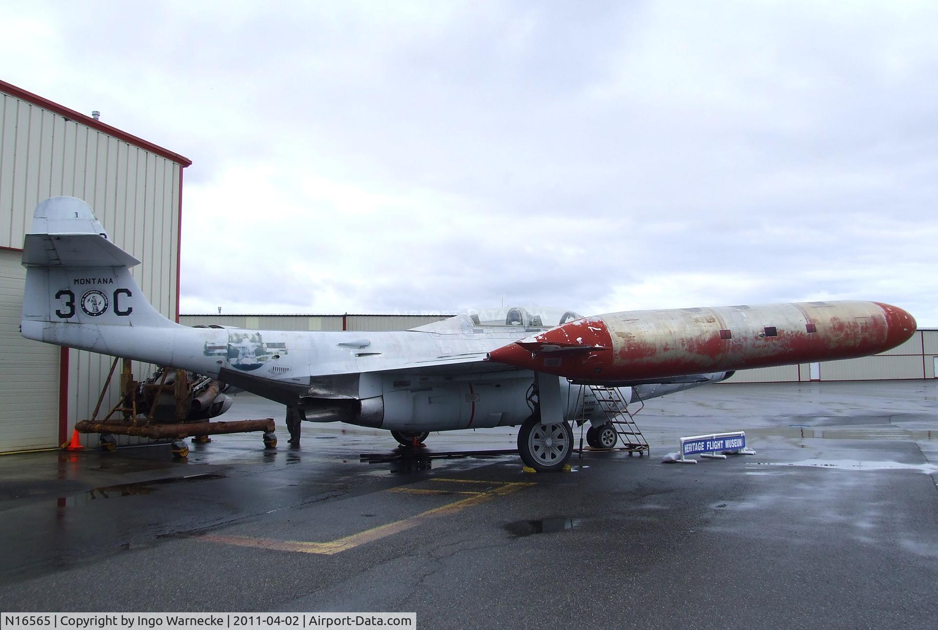 N16565, 1953 Northrop F-89J Scorpion C/N 53-2453, Northrop F-89J Scorpion at the Heritage Flight Museum, Bellingham WA