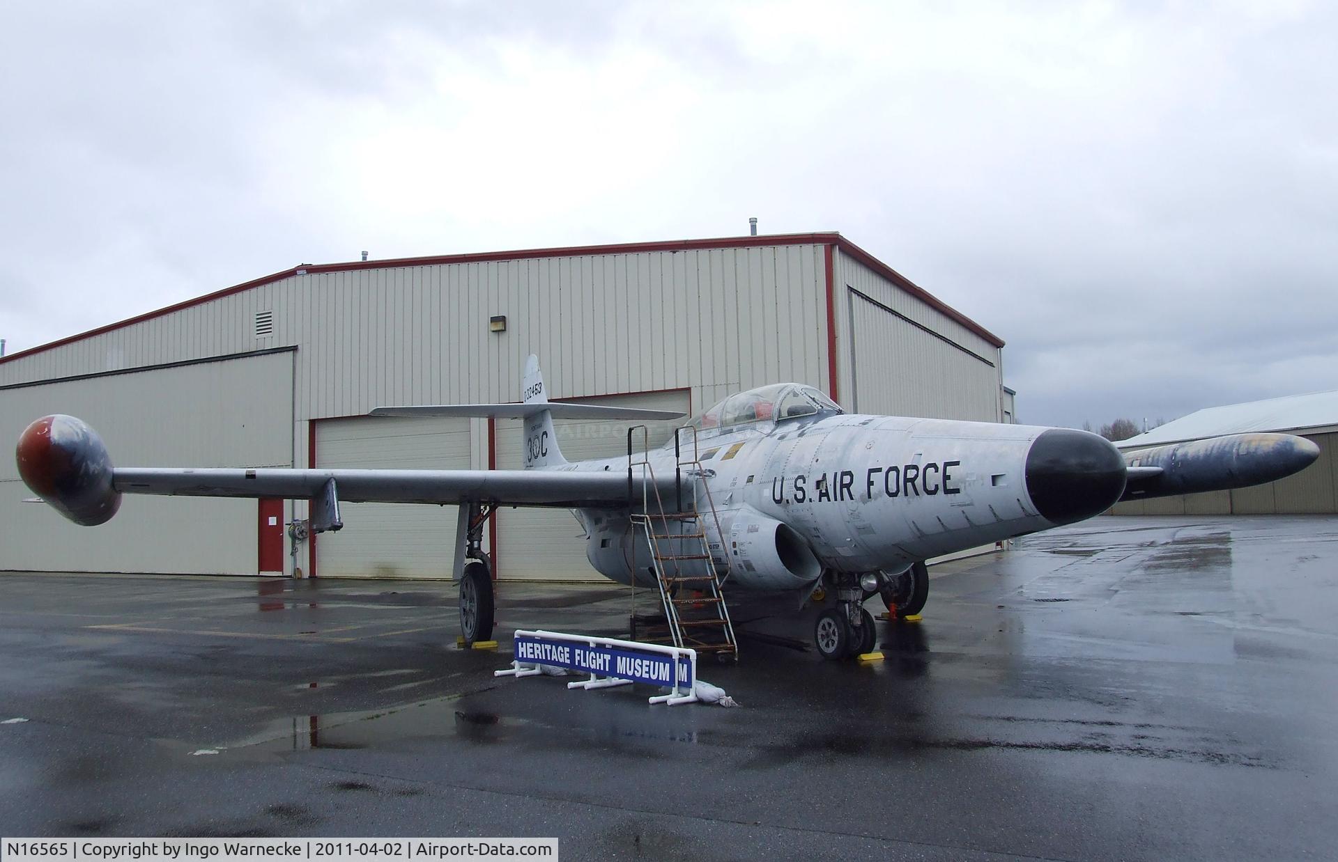 N16565, 1953 Northrop F-89J Scorpion C/N 53-2453, Northrop F-89J Scorpion at the Heritage Flight Museum, Bellingham WA