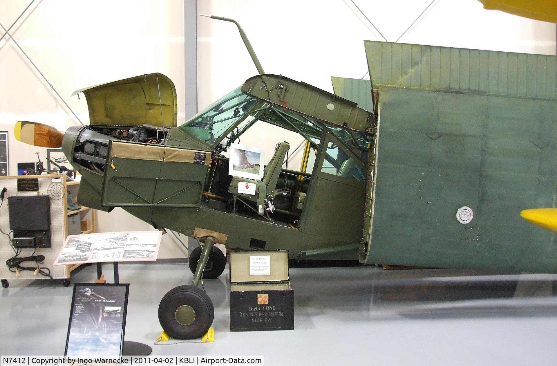 N7412, 1949 Consolidated Vultee L-13B C/N 47-412, Consolidated Vultee/Stinson L-13B at the Heritage Flight Museum, Bellingham WA