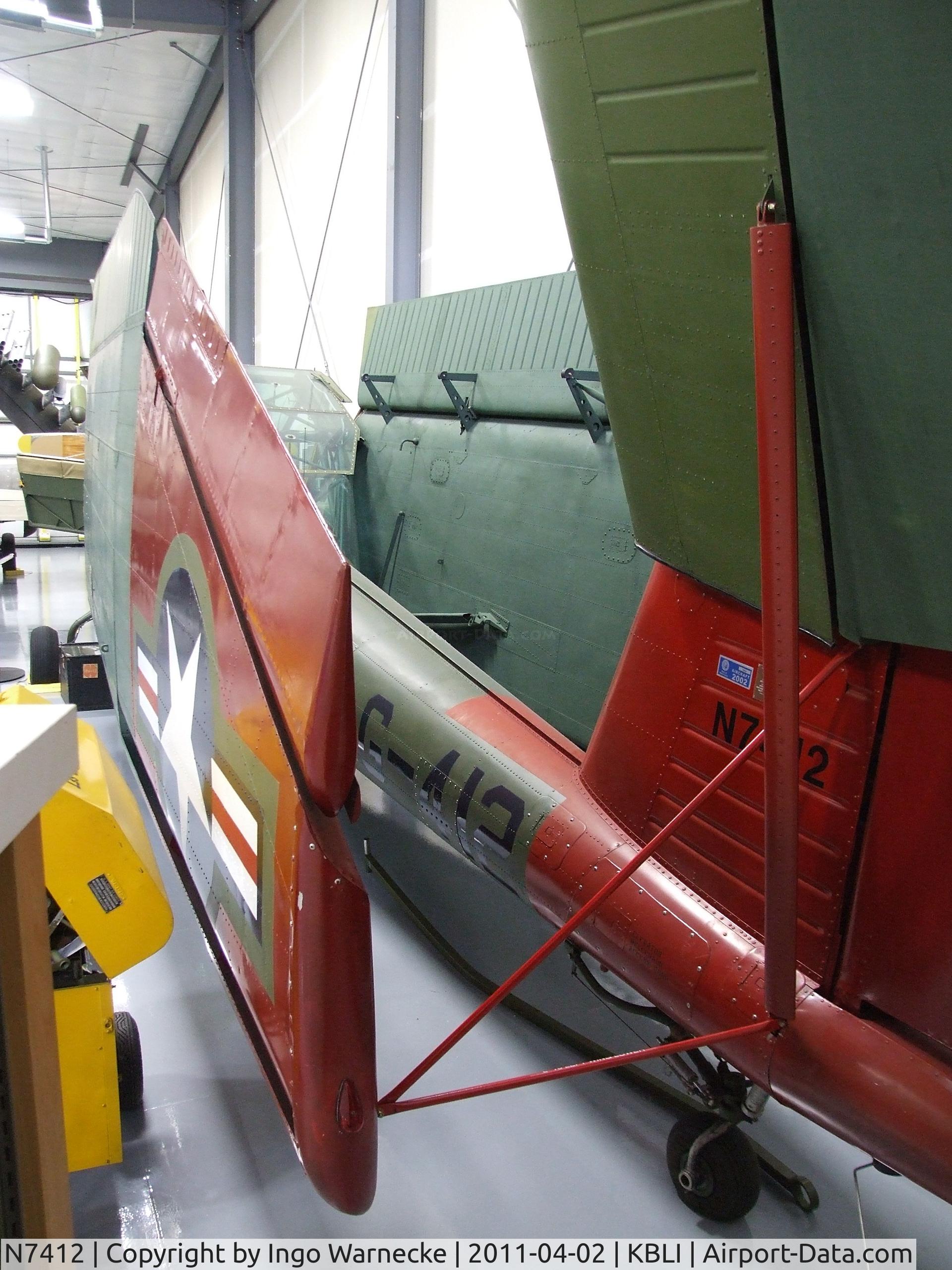 N7412, 1949 Consolidated Vultee L-13B C/N 47-412, Consolidated Vultee/Stinson L-13B at the Heritage Flight Museum, Bellingham WA