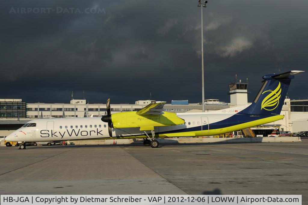 HB-JGA, 2008 De Havilland Canada DHC-8-402Q Dash 8 Dash 8 C/N 4198, Skyworks Dash 8-400