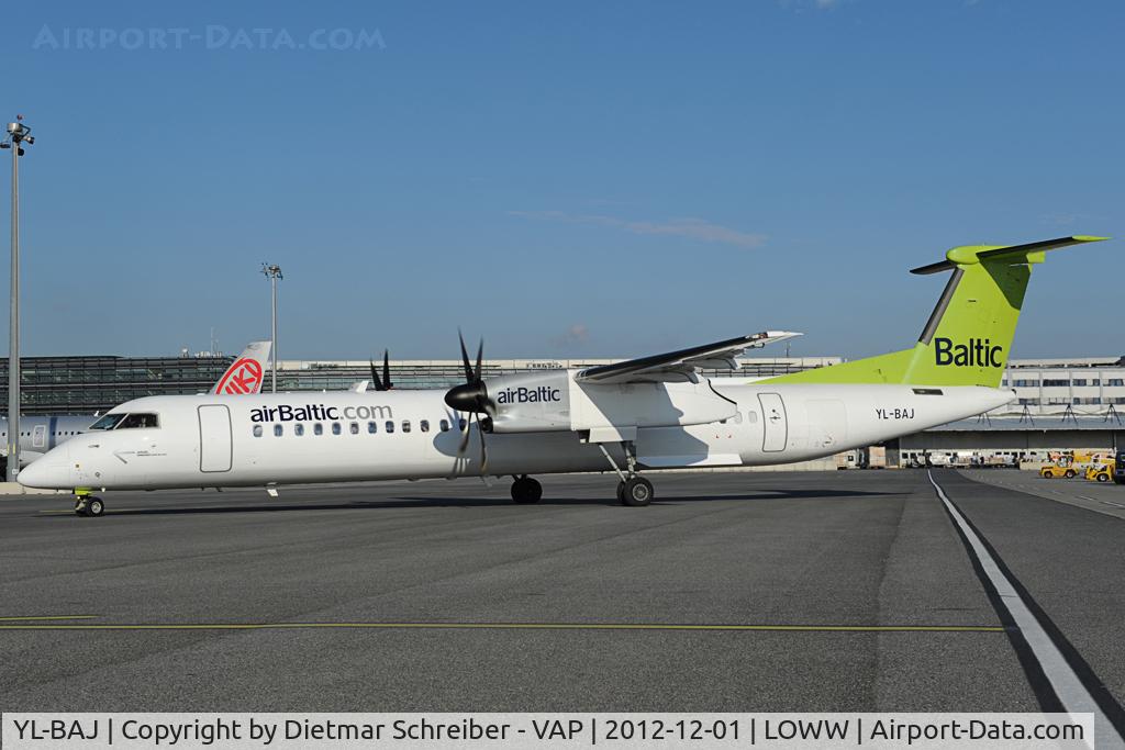 YL-BAJ, 2010 De Havilland Canada DHC-8-402Q Dash 8 C/N 4309, Air Baltic Dash 8-400