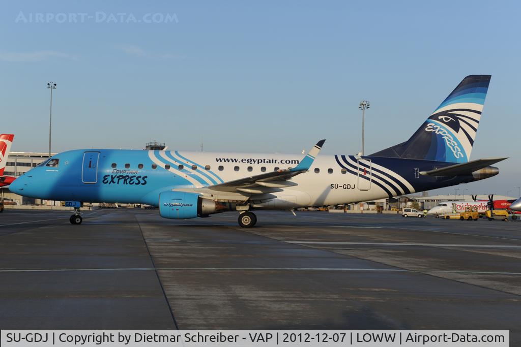 SU-GDJ, 2009 Embraer 170LR (ERJ-170-100LR) C/N 17000282, Egypt Air Express Embraer 170