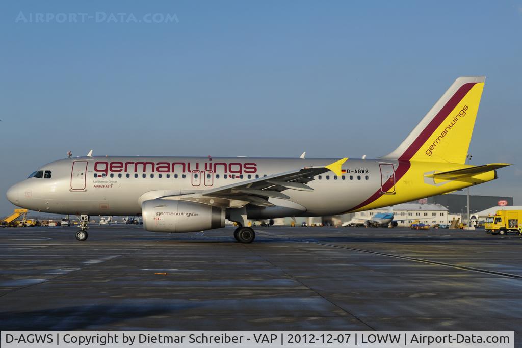D-AGWS, 2012 Airbus A319-132 C/N 4998, Germanwings Airbus A319