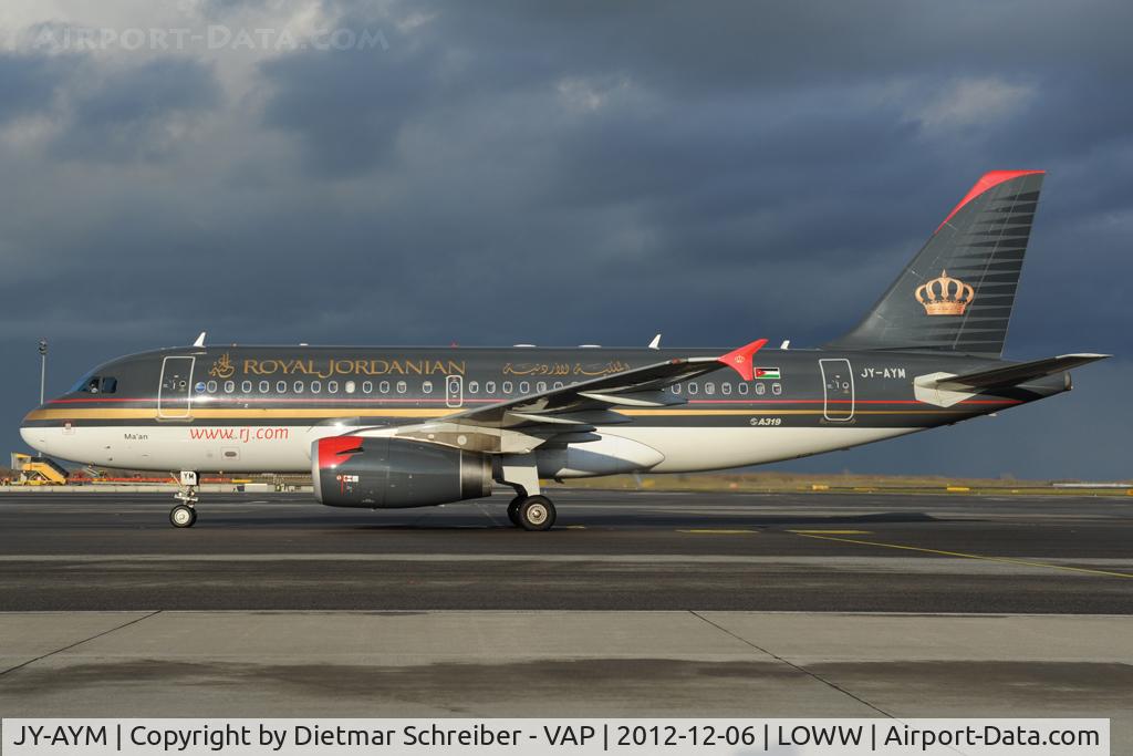 JY-AYM, 2008 Airbus A319-132 C/N 3685, Royal Jordanian Airbus A319