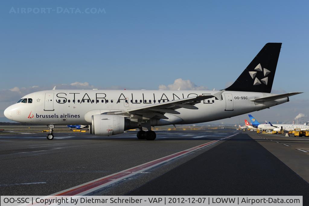 OO-SSC, 1999 Airbus A319-112 C/N 1086, Brussels AIrlines Airbus A319