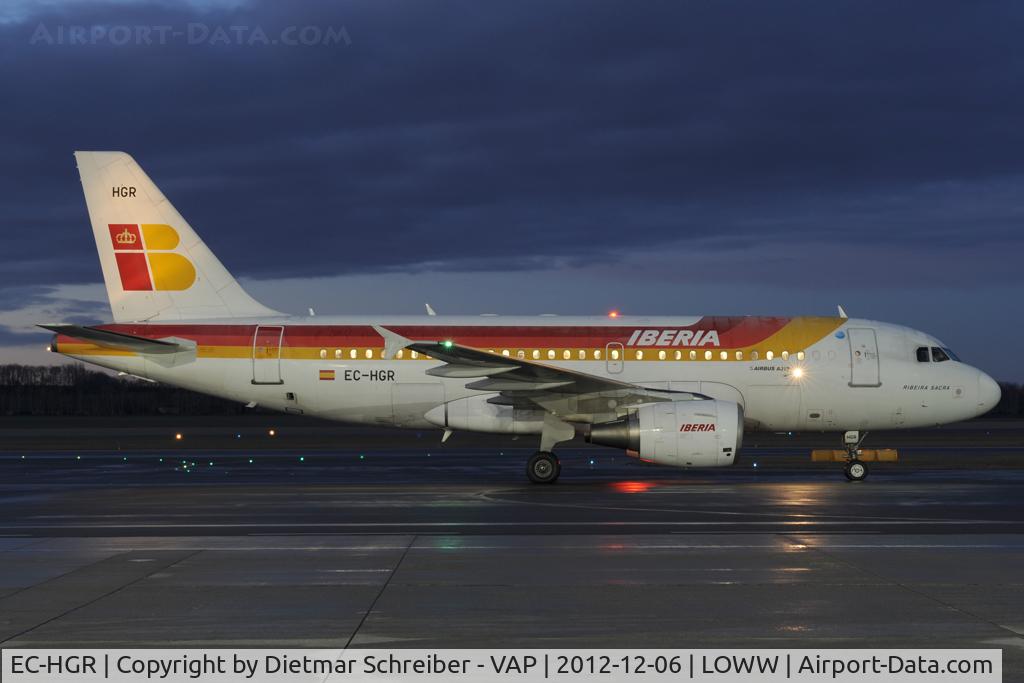 EC-HGR, 1999 Airbus A319-111 C/N 1154, Iberia AIrbus A319