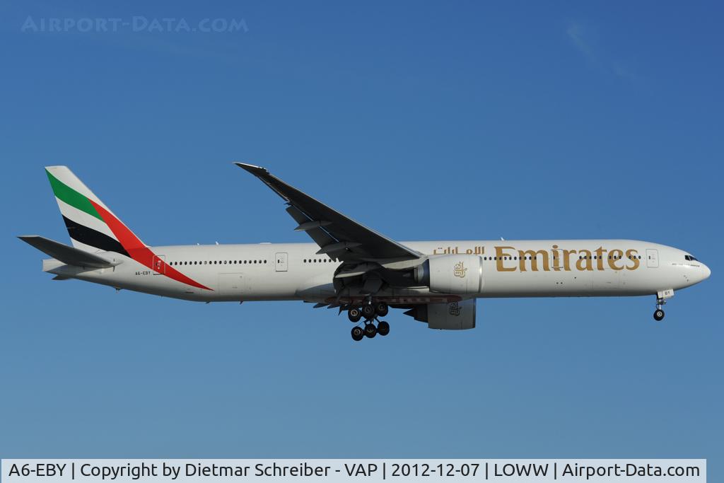 A6-EBY, 2007 Boeing 777-36N/ER C/N 33864, Emirates Boeing 777-300