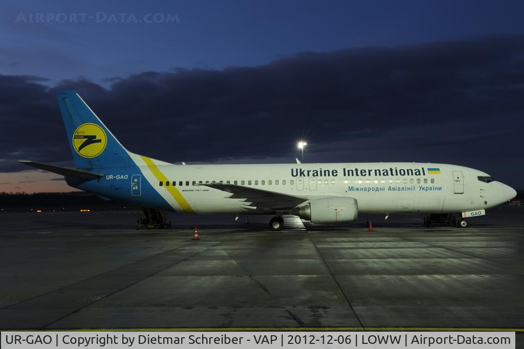 UR-GAO, 1991 Boeing 737-4Z9 C/N 25147, Ukraine International Boeing 737-400