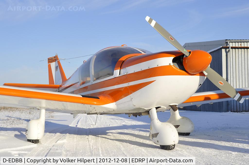 D-EDBB, 1977 Robin HR-100-210D Safari C/N 213, in the first snow