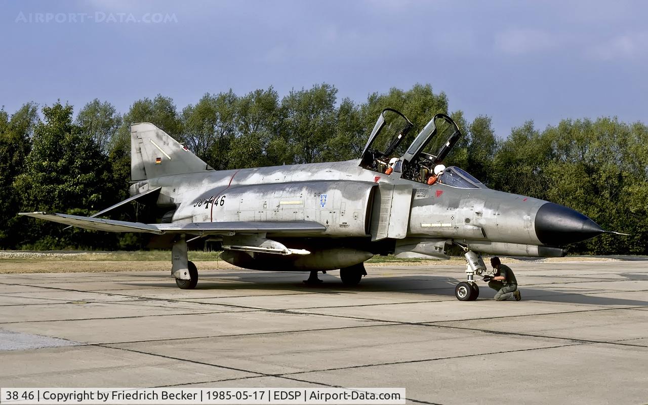 38 46, 1973 McDonnell Douglas F-4F Phantom II C/N 4741, last chance at Fliegerhorst Pferdsfeld