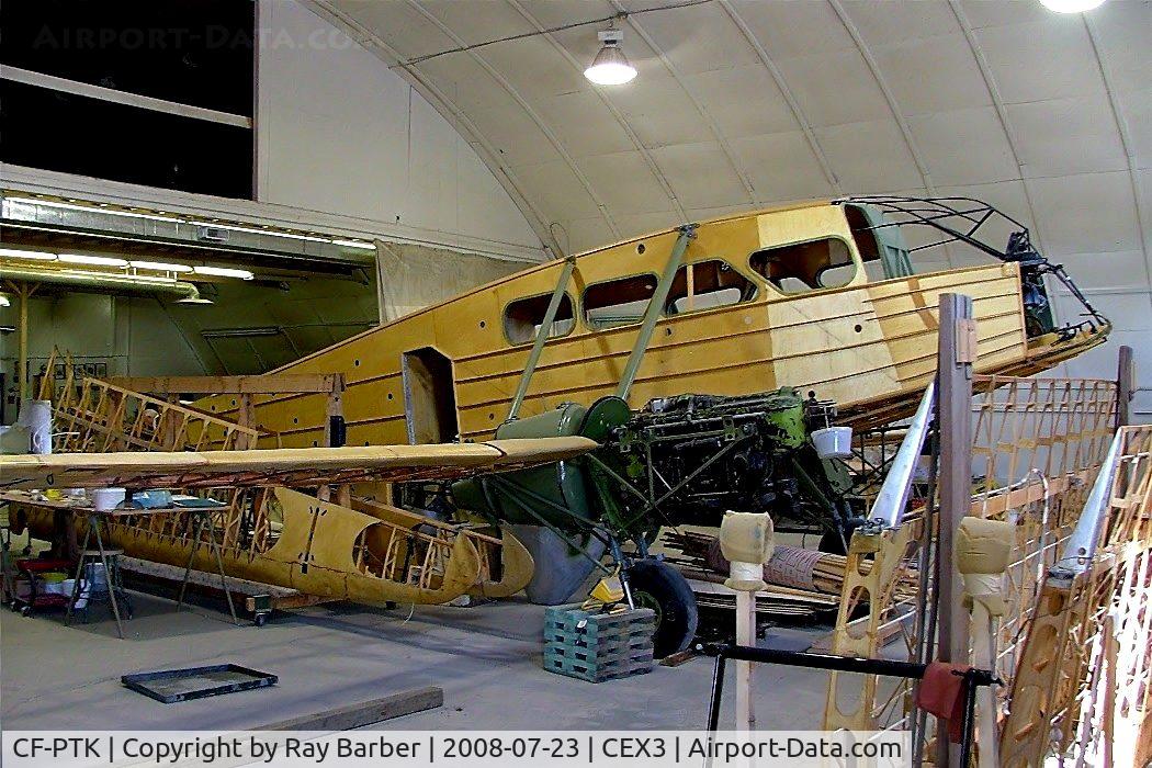 CF-PTK, 1935 De Havilland DH-89A Dragon Rapide C/N 6254, DH.89A Dragon Rapide [6254] Wetaskiwin~C 23/07/2008. On rebuild.