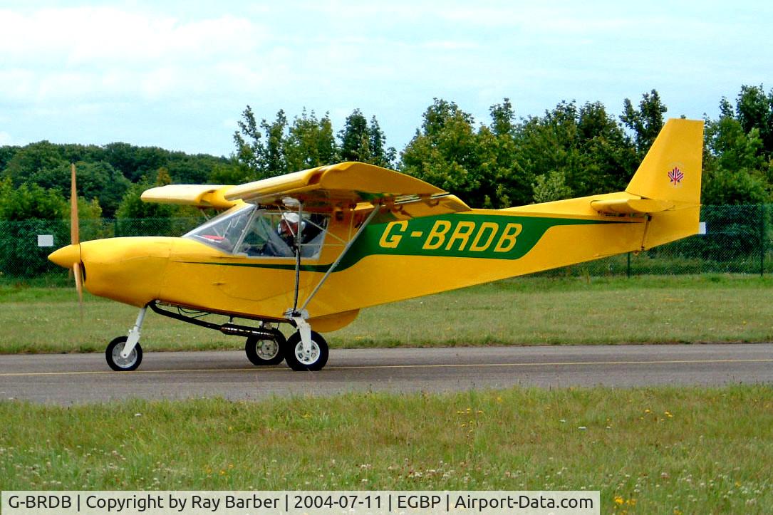 G-BRDB, 2003 Zenair STOL CH-701 C/N PFA 187-11412, Zenair CH.701 STOL [PFA 187-11412] Kemble~G 11/07/2004. Seen taxiing out for departure.