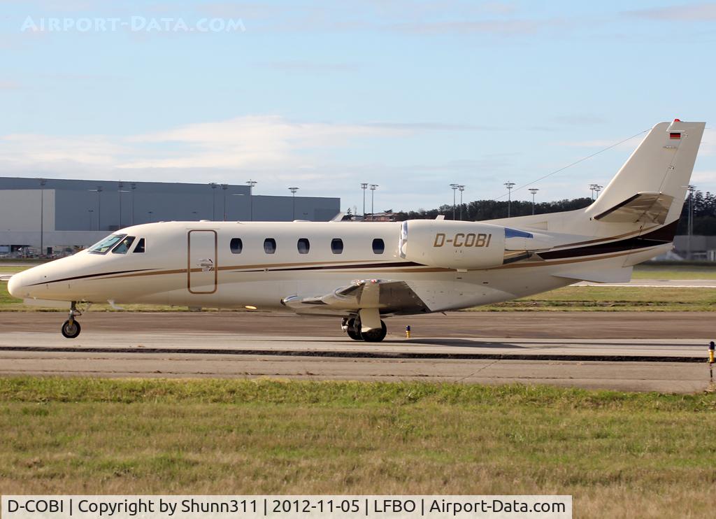 D-COBI, 2006 Cessna 560XL Citation XLS C/N 560-5645, Taxiing to the General Aviation area...