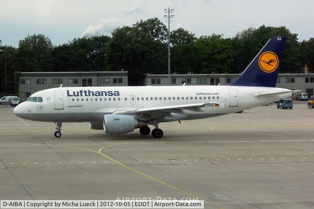 D-AIBA, 2009 Airbus A319-114 C/N 4141, At Tegel
