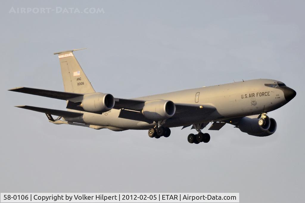 58-0106, 1958 Boeing KC-135R Stratotanker C/N 17851, at rms