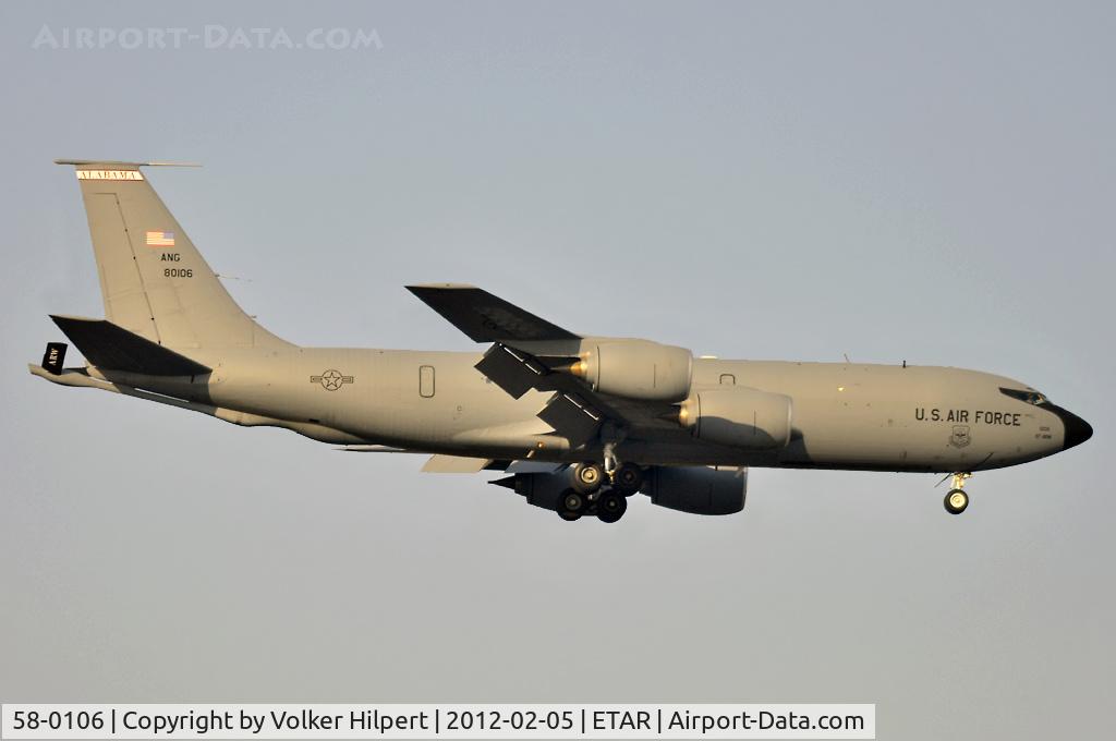 58-0106, 1958 Boeing KC-135R Stratotanker C/N 17851, at rms