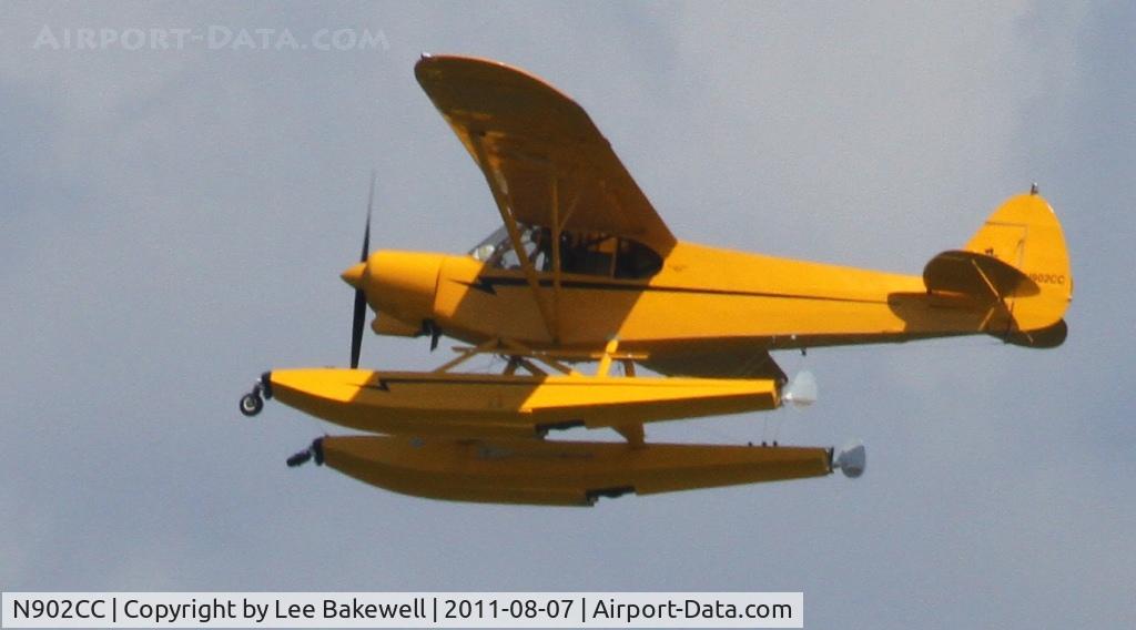 N902CC, 1999 Piper/cub Crafters PA-18-150 C/N 9902CC, While operating in and out of Forest Lake, MN