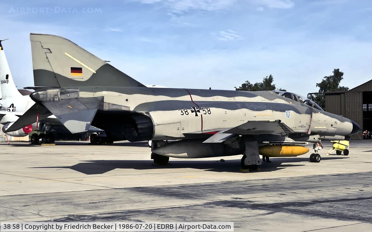 38 58, 1972 McDonnell Douglas F-4F Phantom II C/N 4769, static display