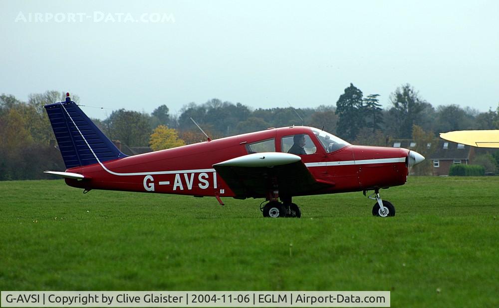 G-AVSI, 1967 Piper PA-28-140 Cherokee C/N 28-23148, Originally owned to, Finance & General Hire Co Ltd in July 1967 and currently a trustee of, G-AVSI Flying Group since October 1998.