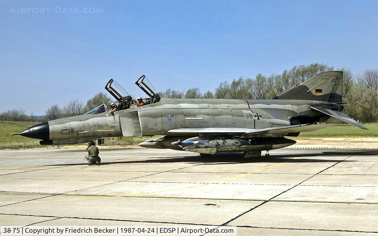 38 75, 1972 McDonnell Douglas F-4F Phantom II C/N 4793, last Chance at Fliegerhorst Pferdsfeld